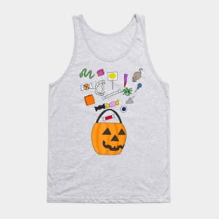 Halloween Candy Bucket Tank Top